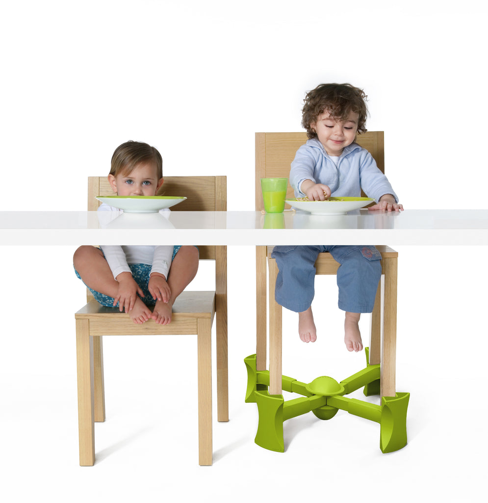 Green - KABOOST Booster Seat - Goes Under the Chair Green - KABOOST Booster Seat - Goes Under the Chair