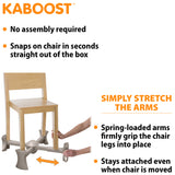 Natural - KABOOST Chair Booster - Goes Under the Chair