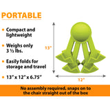 Green - KABOOST Chair Booster - Goes Under the Chair